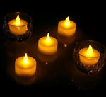 Plastic Flameless LED Tealight White Candles Smokeless Candles -12 - Image 4