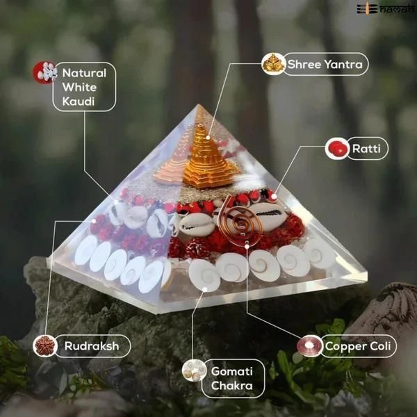 Shri Yantra Gomti Chakra Laxmi Pyramid - Image 3