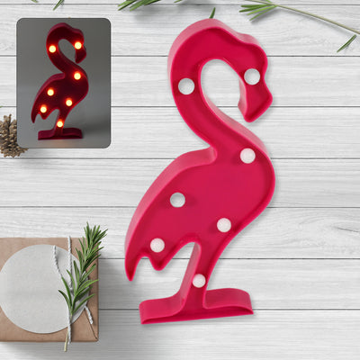 Pink Flamingo LED Table Lamp