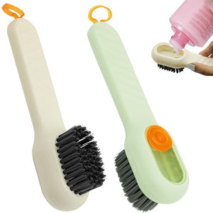 Multifunctional Liquid Shoe Cleaning Brush with Soap Dispenser