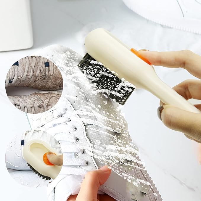 Multifunctional Liquid Shoe Cleaning Brush with Soap Dispenser - Image 4