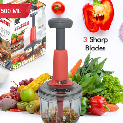 Mini Manual Hand Press Chopper